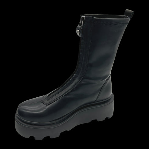 Stivaletto Donna con tomaia in pelle e chiusura zip frontale